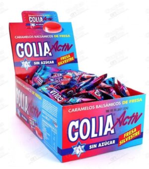 Caramelo balsámico GOLIA Activ FRESA sin azúcar