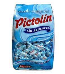 Caramelo PICTOLIN sabor EUCALIPTO sin azúcar