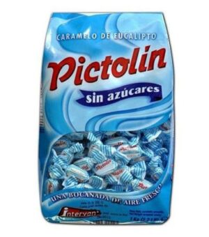 Caramelo PICTOLIN sabor EUCALIPTO sin azúcar