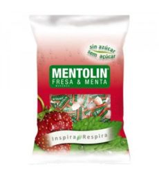 Caramelo MENTOLIN FRESA Y MENTA sin azúcar