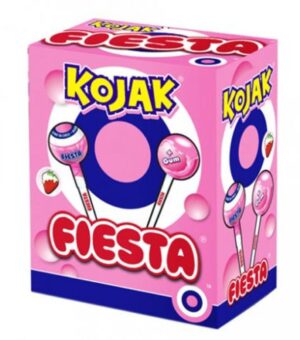 Chupa FIESTA KOJAK sabor HELADO FRESA