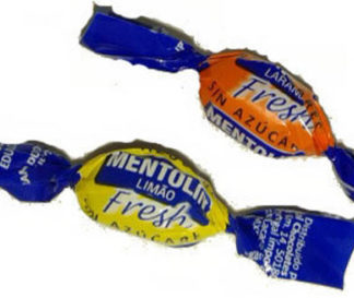 Caramelo MENTOLIN fresh NARANJA Y LIMON sin azúcar
