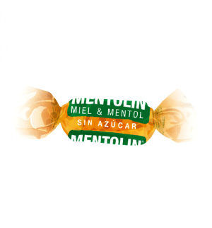 Caramelo MENTOLIN MIEL Y MENTOL sin azúcar