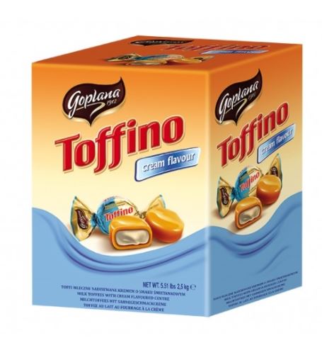 Caramelos rellenos TOFFINO Sabor Nata