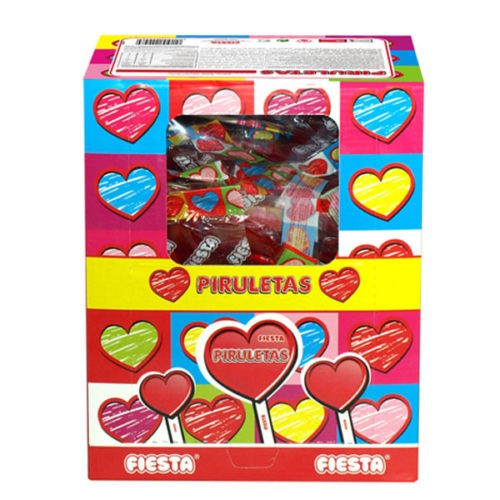 Piruleta FIESTA Corazón sabor cereza