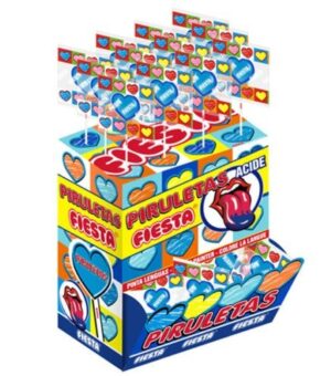 Piruleta FIESTA Corazón sabor cereza