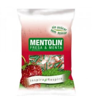 Caramelo MENTOLIN FRESA Y MENTA sin azúcar