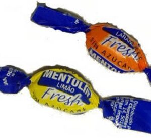 Caramelo MENTOLIN fresh NARANJA Y LIMON sin azúcar