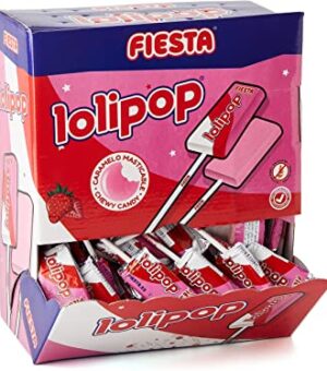 Fiesta LOLIPOP Caramelo blando FRESA