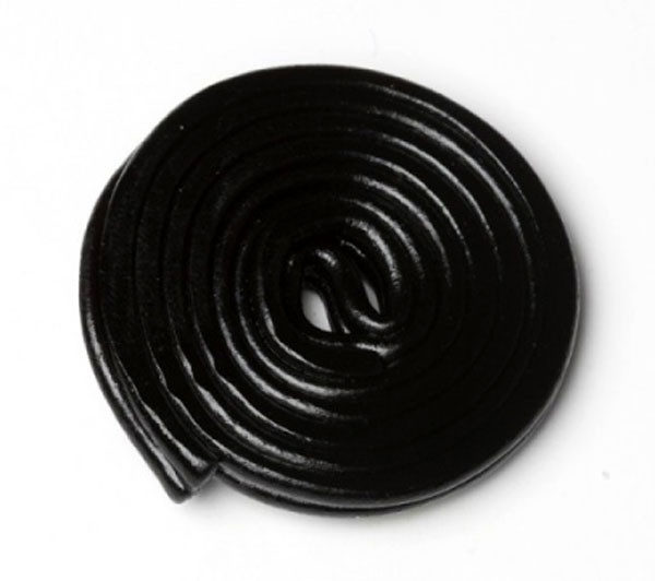 Discos de regaliz negro. 125 g.
