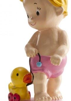 Figura BAUTIZO NIÑA CON PATO
