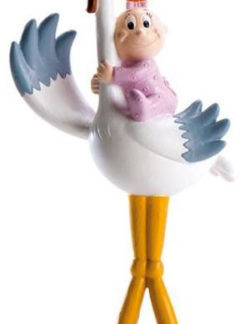 Figura BAUTIZO CIGUEÑA AVIADORA NIÑA