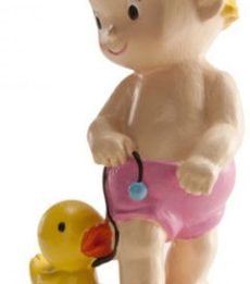 Figura BAUTIZO NIÑA CON PATO