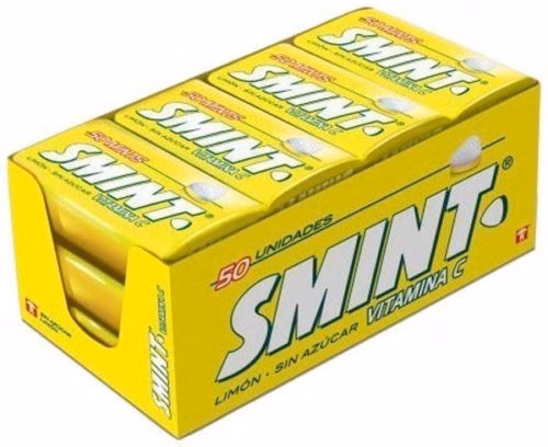 SMINT LIMON sin azúcar caja metálica (expositor)