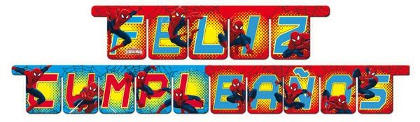 Guirnalda Feliz Cumpleaños SPIDERMAN - Verbetena