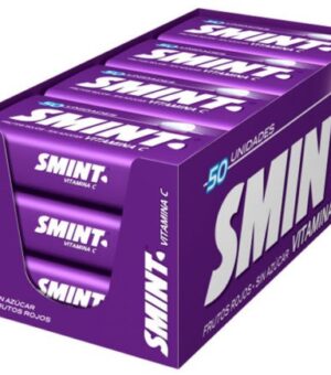 SMINT FRUTOS ROJOS sin azúcar caja metálica (expositor)