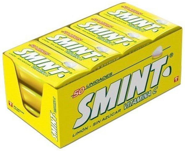 SMINT LIMON sin azúcar caja metálica (expositor)