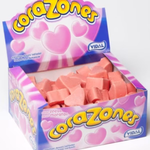 VIDAL Corazones chocolate Fresa