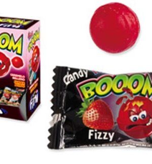 FINI BOOM Caramelos de fresa rellenos superácidos