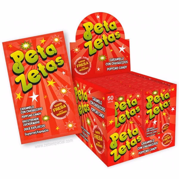 PETA ZETAS Caramelo Explosivo Sabor Fresa