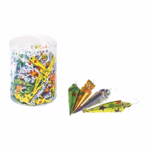 Sombrillas de chocolate