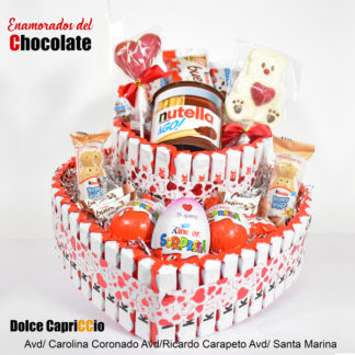 Tarta para san valentin forma corazon