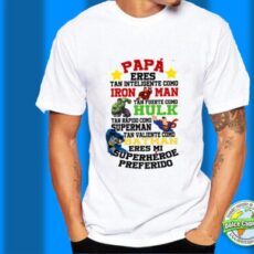 Camiseta Papá eres mi Superhéroe