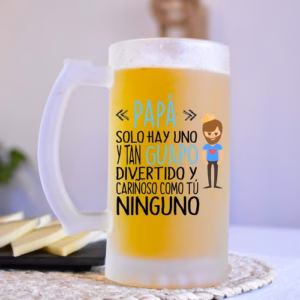 Jarra de cristal dia del padre 1