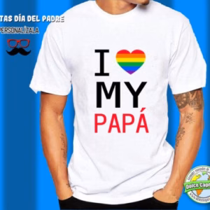 Camiseta I love my papá