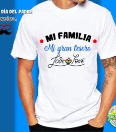 Camiseta mi familia mi gran tesoro