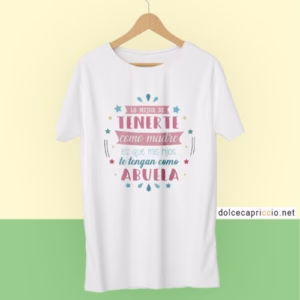 Camiseta Lo mejor de tenerte como madre Blanca