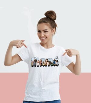 Camiseta Personalizada - Mamá collage