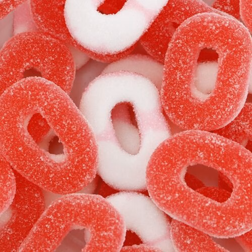 Vidal gominolas azúcar Aros de fresa
