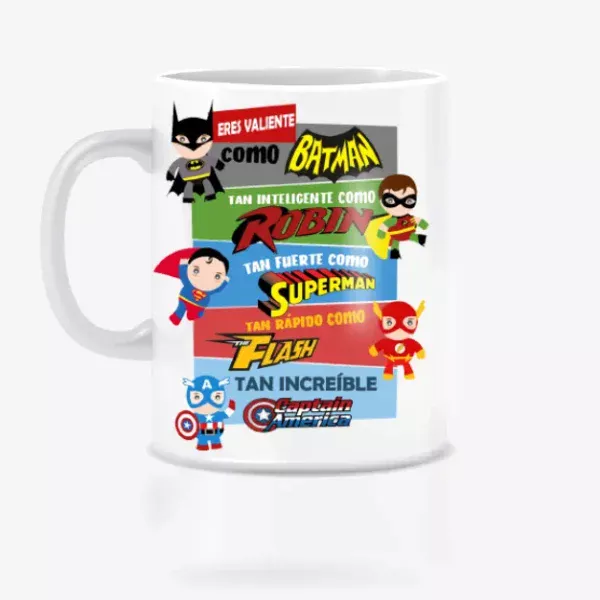 Taza papá superhéroe tan inteligente como