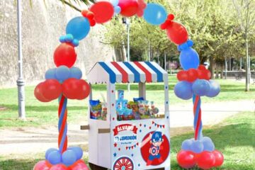 Carrito de comunión candy bar