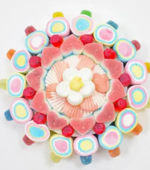 Tarta de golosinas pequeña de 250 gramos