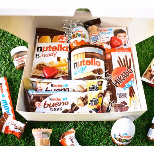 caja repleta de chocolatinas