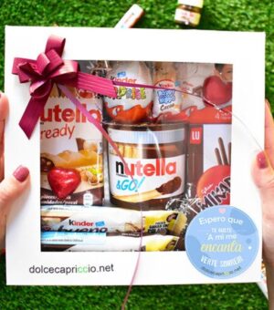 caja repleta de chocolatinas