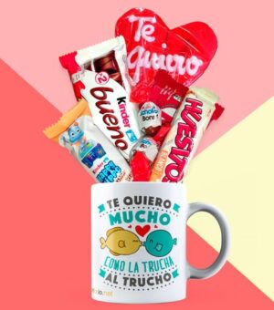 Taza te quiero mucho regalo para enamorados