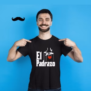 Camiseta negra El Padrazo