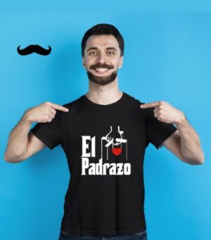 Camiseta negra El Padrazo