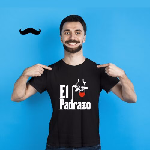 Camiseta negra El Padrazo