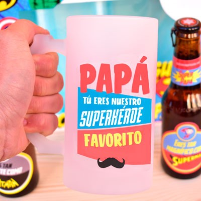 Estuche regalo para papá superhéroe. Super Papá.