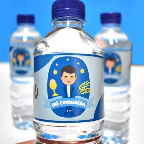 Botella de agua para comunión personalizada