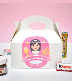Happy Cajas Personalizada Comunión Niña