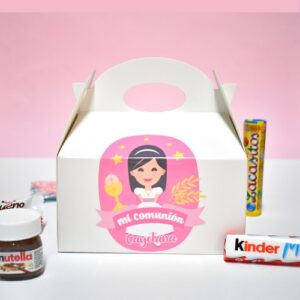 Happy Cajas Personalizada Comunión Niña