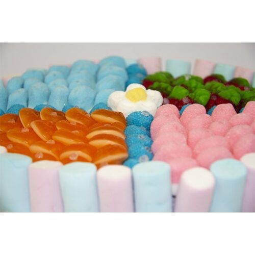 Tarta con Gominolas y Esponjitas. - Imagen 2