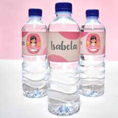 Botella de agua personalizada de comunión nilña