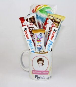 Taza Cerámica Personalizada Comunión Niña