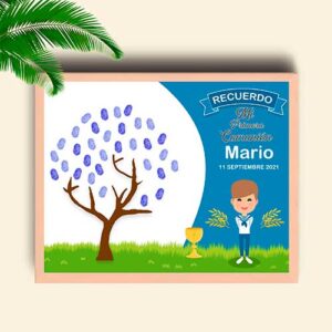 Arbol de huellas niño